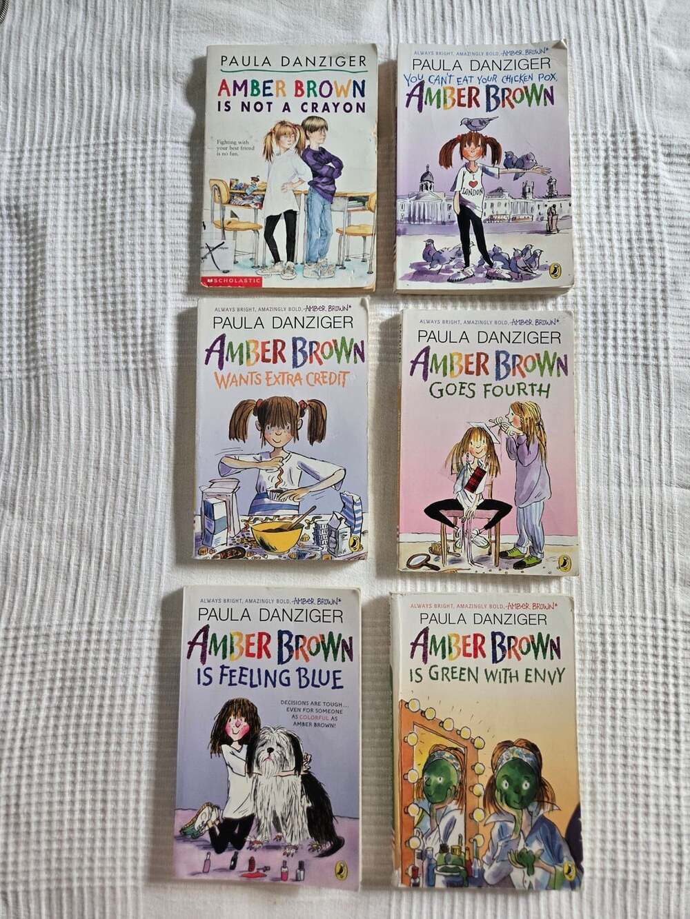 Amber Brown Book Series Lot of 6 Paperbacks by Paula Danziger
